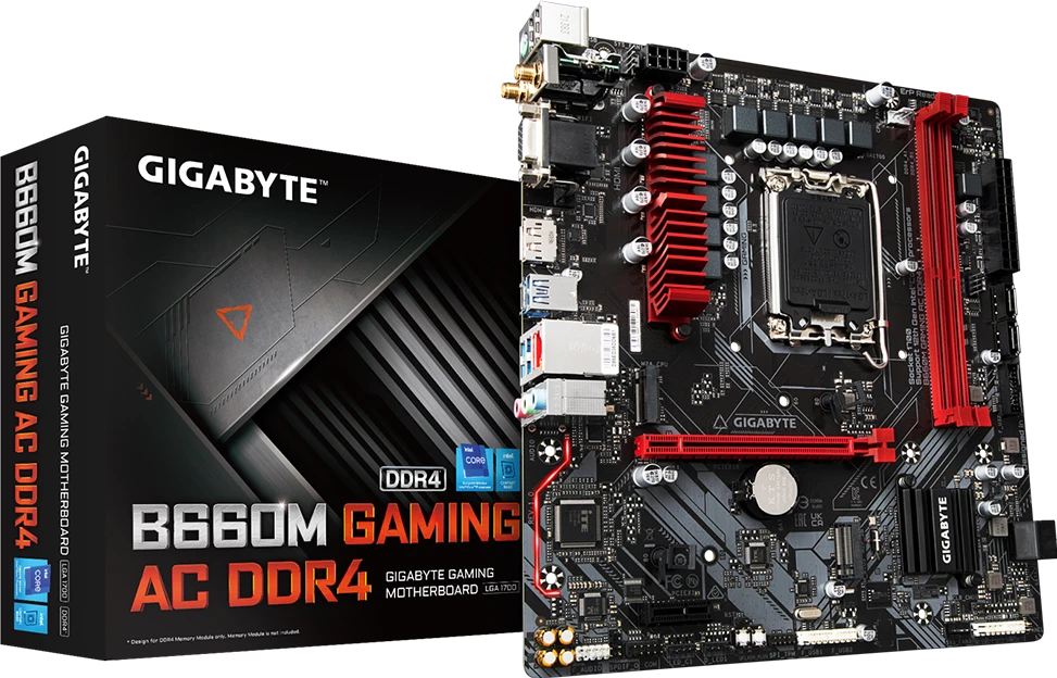 Gigabyte B660M GAMING AC DDR4 (Rev. 1.x)